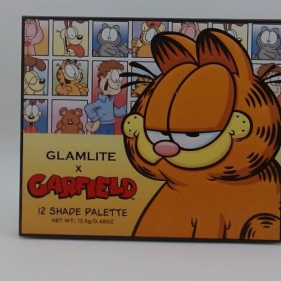 Glamlite × Garfield 12-Shade Eyeshadow Palette – Limited Edition NEW - Picture 1 of 4